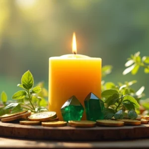 Como montar um altar para prosperidade com elementos simples