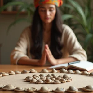 Búzios para foco: Técnicas para concentração e clareza