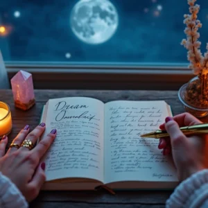 Como criar um caderno de sonhos para ter insights espirituais