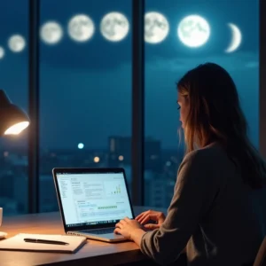 Guiando decisões de carreira com as fases da lua