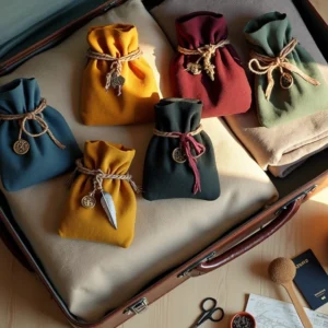 Como fazer amuletos pessoais de viagem com tecido e ervas