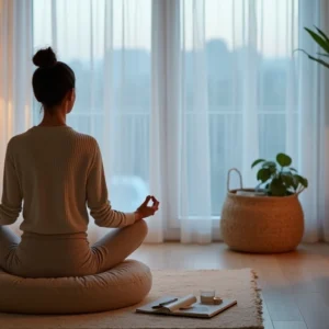 Como criar um espaço seguro de meditação para iniciantes