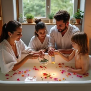 Como criar uma tradição de banhos energéticos em família