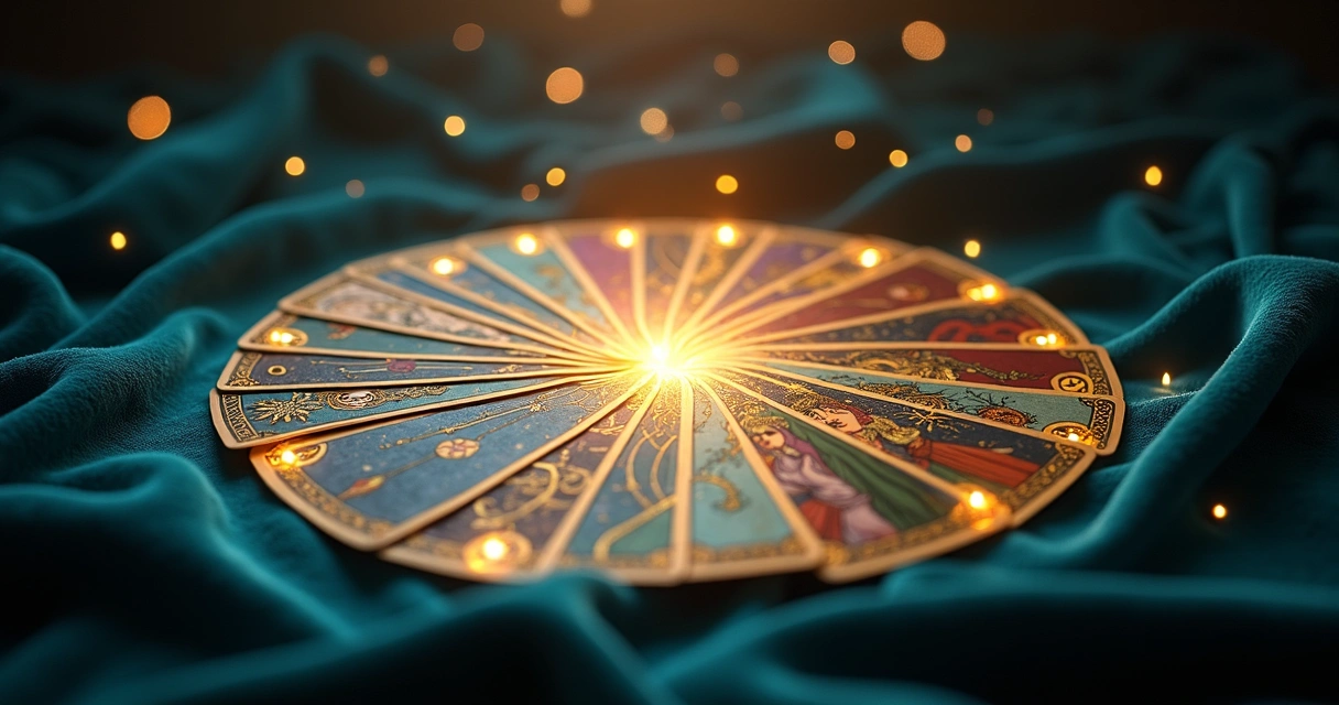 Comparação visual entre cartas de Tarot e Baralho Cigano lado a lado