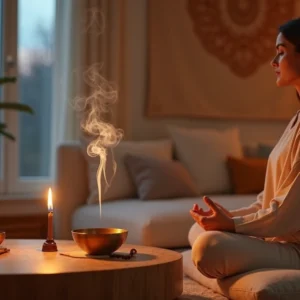 Como potencializar a meditação com incensos e mantras
